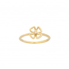 Δαχτυλίδι Σε Κίτρινο Χρυσό 14K Aloro (RI216 - ΖΧ2127)